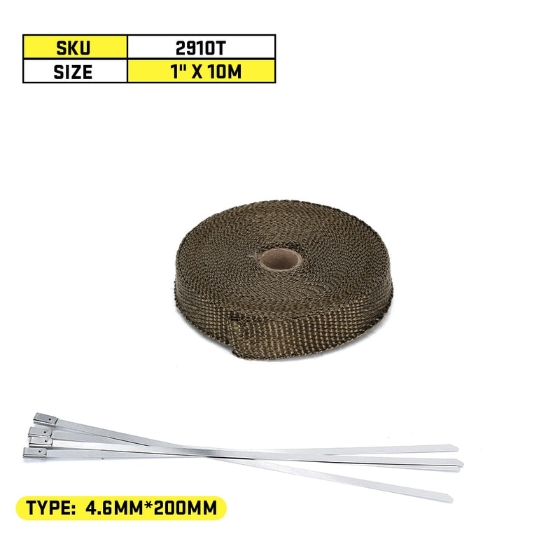 Free Shipping Motorcycle Exhaust Thermal Exhaust Tape Header Heat Wrap Resistant Downpipe For Motorcycle Car Accessories