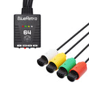 Gamepad Wireless Adapter Portable Multiplayer Wireless Controller Adapter Accessories Gamepad Converter Adapter for N64 Console