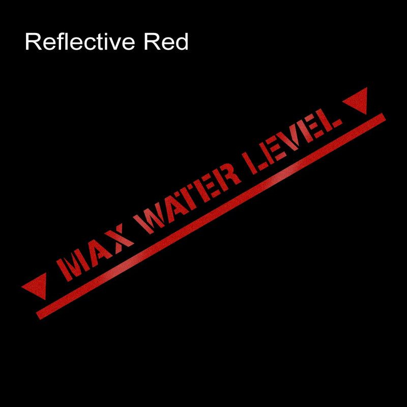 Max Water Level Car Sticker For SUZUKI Jimny Raptor Hilux Ranger Fit Offroad Military 4x4 Waterproof Vinyl Film Car Accessories
