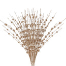 Christmas DIY Decor Twigs Powder Sequin Artificial Berry With Stems Ornament 40cm Adjustable Length Home Table Wedding Bouquet