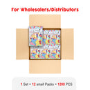 1200 Pieces-10'' Macaron Color Matte Latex Balloons 100pcs/Pack 12 Packs (1200pcs Total)