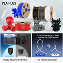 JAYO PLA PLA PLUS ABS PETG SILK Filament 1.75MM 10 Rolls / Set Refills Non-toxic PLA Meta 3D Printer Filament DIY Gift