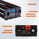 POWLAND 5000W 4000W 3000W Power Inverter DC 12V 24V To AC 220V Pure Sine Wave Car Inverter Converter Remote Control EU Socket