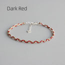 La Monada 16+2cm 14K Gold Filigree Line 925 Sterling Silver Rope Bracelets Thread Line String Jewelry Bracelets For Women Girls