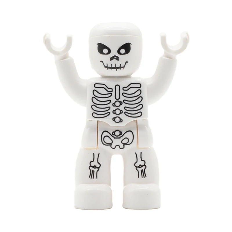 Big Size Action Figures City Princess Policemen Family Building Block Doll Character Accessory Assembly Toys for Children Gift