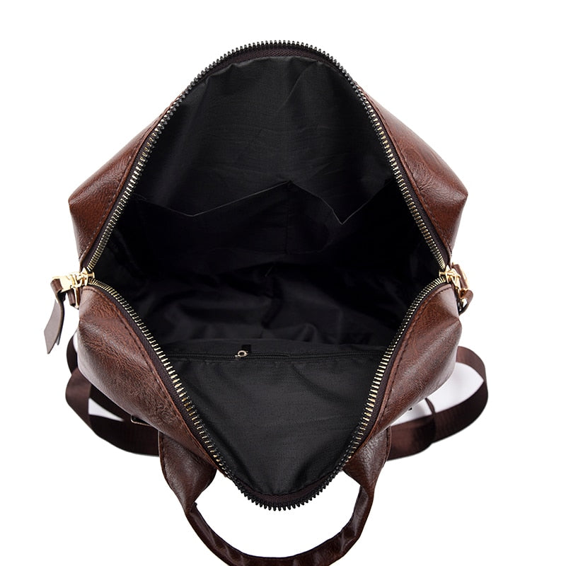 2022 New Women Backpack High Quality Leather Backpack Multifunction Shoulder Bags School Bags for Teenager Girls Bagpack Mochila