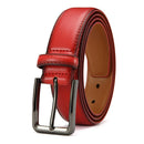 Men's High-quality Genuine Leather Long Needle Buckle Metal Automatic Buckle Men's Belt Strap Men's Fashion Classic Design