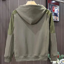 Loose Men's Hooded Sweatshirt Solid Black No Brand Cheap Simple Warm Male Hoodie Funny Overfit Sweat Shirt Tops High Quality Emo
