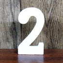 8 CM Letras Decorativas Grandes White Wooden Letters Home Decor Wedding Decoration DIY Personalised Name Design Free Standing