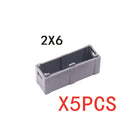 MOC Building Blocks Figures Accessories Cash Dollar Coin Bag Model Gold Silver Bar Colored Diamond Treasure Box Series Coffer