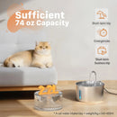 The Stillwater | 2.2L Stainless Steel Cat Drinking Fountain