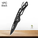 WXCOO High Carbon Steel Portable Knives Kitchen Folding Knife Chef Butcher Meat Cleaver Cutting Slicing Knife Fruit Paring Knife