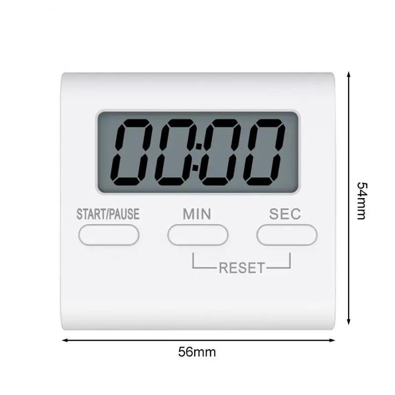 Digital Kitchen Timer Cooking Timer LCD Digital Manual Countdown Timer Mechanical Digital Kitchen Timer Magnetic Kitchen Gadget