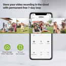 ZUMIMALL APP Security Wireless Outdoor  Battery Powered Cameras , 2.4G WiFi Color Night Vision/Siren/PIR