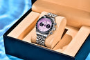 2026New PAGANI DESIGN Quartz Panda Dial Watch Sapphire Luxury Luminous 500 Bezel Men Watch 316L All Steel Japan Movt Chronograph