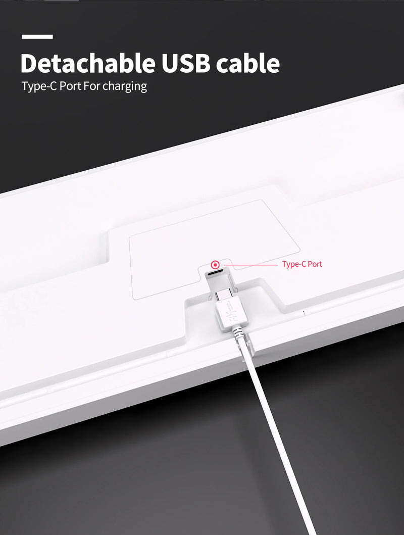 R87 wired mechanical keyboard 87 multi-key RGB backlit ABS keys with game keyboard English layout Suitable for PC