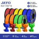 JAYO PLA PLUS Transparente 3D Printer Filament 1.75mm 1.1KG/Rolls 3D Printing Materials for 100% No Bubble &FDM 3D Pen DIY Gift