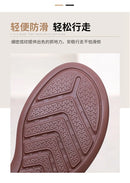 New genuine leather soft sole comfortable sandals with leaf logo Mom's shoes Women's sandals Office hiking Summer hot selling
