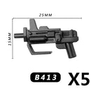 MOC Medieval Accessories Building Blocks Military Soldiers Shoulders Armor Blaster Helmets Weapons War Bricks Children Toys B038