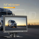 LeeKooLuu Wireless Dual Backup Reversing Cameras and 7" IPS Car Monitor IR Night Vision Rear View Camera for RV Truck Trail Bus