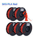 5KG Mix Colors PLA filament 1kg 1.75mm For 3D Printer PETG Material for 3D Printing filamento pla 3D Printer Filament