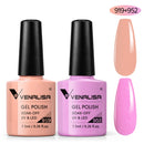 2pcs*7.5ml VENALISA Nail Gel Polish Glitter Gel Lacquer Base Nowipe Top Nail Art Salon Soak off Organic UV LED Nail Gel Varnish