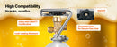 SucceBuy CO2 Tank CO2 Air Tank with Gray Spray Coating 4.41lbs New Alloy Steel Cylinder for Draft Beer Dispensing and Soda Maker