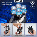 GENKO New Electric Shaver For Men High Quality 7D Independently Electric Razor Waterproof Bald Shaving Machine With Clipper