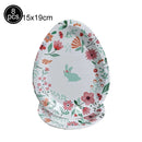 Easter Egg and Spoon Race Game Set Game for Kids Activity Holiday Outdoor Yard Easter Egg Hunt Birthday Party Lawn Baby Shower