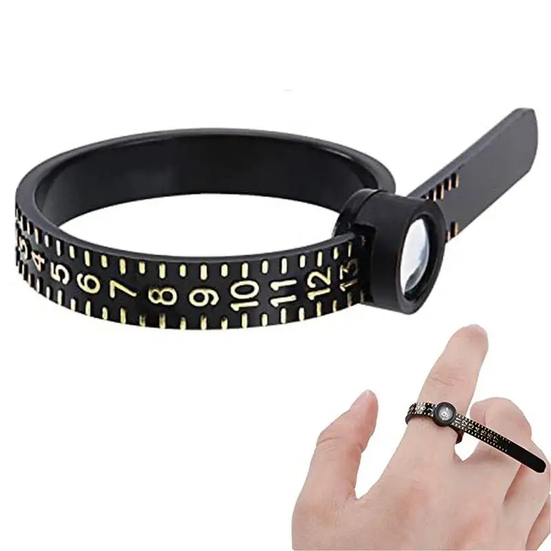 Finger Size Measurement Circle Measuring Tape Size Finger Circumference Measurement Soft Ruler Measuring Ring Jewelry Accessory