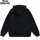 2025 Men Hip Hop Streetwear Hoodie Sweatshirt Eyes Print Harajuku Pullover Autumn Cotton Casual Hooded Hoodie Black Sweat Shirt