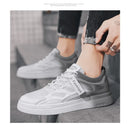 Fashion Men Casual Shoes Spring Men Sneakers Men Vulcanize Shoes White All-match Shoes Male Flats Lace-up Platform Tennis Shoe