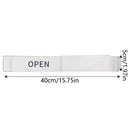 The Storefront | Aluminum Open Closed Slide Door Sign for Business