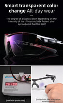 The Chroma Shift | ROCKBROS Photochromic Cycling Glasses with Adaptive Tint Technology