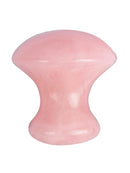 1 Pcs Natural pink crystal jade mushroom head massage powder stone eye facial part facial beauty energy stone