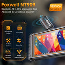 FOXWELL NT909 BT Car Diagnostic Tools CANFD/DOIP OBD2 Scanner All System Bi-directional 31+ Reset ECU Coding Automotive Scanner