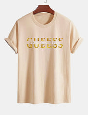 The Avenue Tee | Oversized Letter-Print Cotton T-Shirt