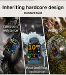 New Outdoor 10ATM Waterproof Swim Smart Watch Men GPS Compass Flashlight 540mAh Large Battery Bluetooth Call Sport HD Smartwatch
