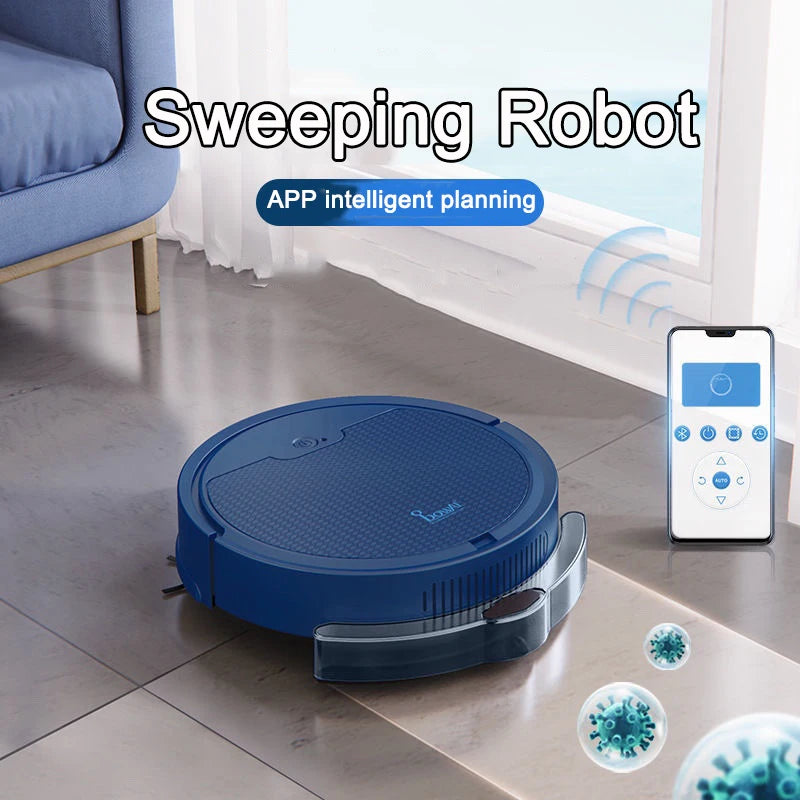 2024 New  3 In 1 Sweeping and Vacuuming Wireless Vacuum Cleaner Smart Sweeping Robot Home Sweeper Sweeping Robots For Home