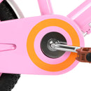 STITCH Retro 12/14/16/18 inch children's bike for 2-8-year-old girls, children's bike with front basket, support wheels