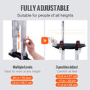 SucceBuy  Drywall Stilts 18''-30''/36''-50'' Adjustable Aluminum Tool Stilts with Protective Knee Pads Non-Slip Work Stilts