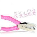 Cute Single Hole Puncher Scrapbooking Paper Punches Kawaii Star Heart Circle Hole Punch DIY Craft Shape Cutter Perforator