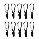10Pcs Windproof Clamp Set Survival Grommet Tent Clips Buckle Awning Tarp Fixed Outdoor Camping Tent Accessories Plastic Hook