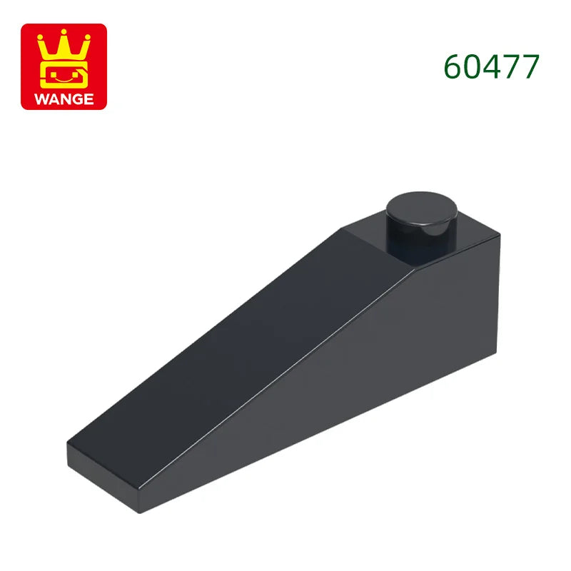 Wange 92Pcs/lot Slope 18°4x1 Roof Block Moc Color Accessories Compatible with 60477 Brick DIY Children's Toy Assembly Parts