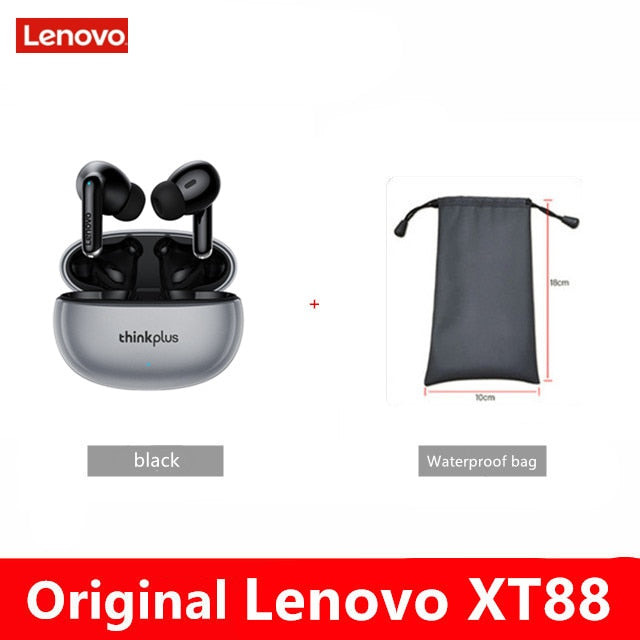 NEW Original Lenovo XT88 TWS Wireless Earphone Bluetooth 5.3 Dual Stereo Noise Reduction Bass Touch Control Long Standby headset