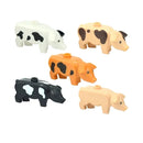 Figures Animal Building Block MOC City Goat Sheep Eagle Owl Panda Parrot Seagull Penguin Zoo Fram Accessories Bricks Toy Gift