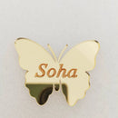 50 Stück personalisierte Hochzeit Geburtstag Schmetterling Tischdeko Anhänger Party Deko Taufe Baby Shower Deko Gastgeschenke