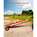 SucceBuy 420lbs Bootsanhänger Dolly Kohlenstoffstahl Kajak Mover mit 15.7 Zoll Luftreifen & Halterung zum Bewegen von Fischer-Motorbooten