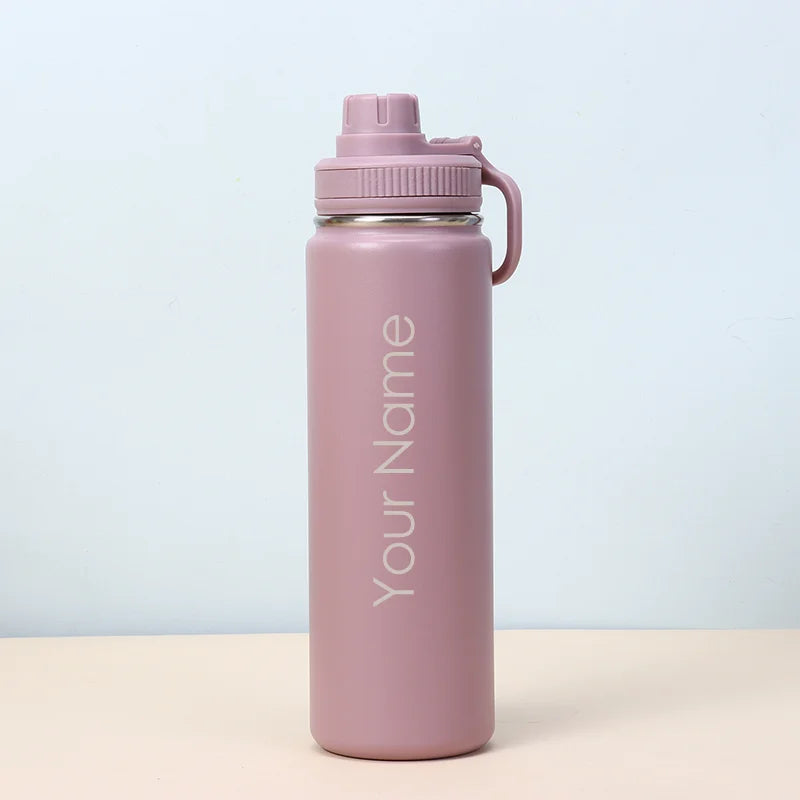 Personalised Gift 304 Stainless Steel Insulated Water Bottle 600ml 700ml 800ml Tumbler Flask