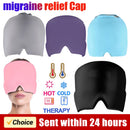 Migraine Relief Cap Reusable Migraine Relief Hat Flexible Comfortable Cooling Hat for Sinus Headache Puffy Eyes